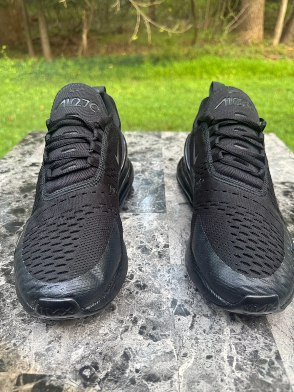 Nike Air Max 270 Triple Black AH8050-005 Men's Size 8